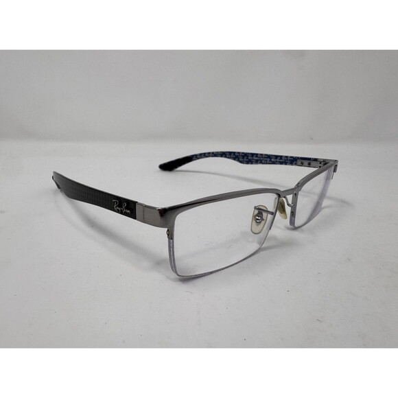 Ray-Ban RB8412 2502 Eyeglass Frames Only 54-17-145 Blue Logo Print main image 11